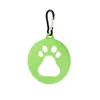 Funda Protectora de Pelota de Tenis para Entrenamiento de Perros, Pelota Elástica de Silicona con Clip, Juguete Masticable Resistente a Mordidas para Mascotas, Interactivo para Exteriores