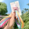 R Celebridad de Internet Transfronteriza Accesorios para el Cabello de Niños Unicornio Estrella Peluca de Colores Pasador Pinza de Pelo de Moño para Niñas Femenino