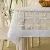 Toalha de Mesa Transparente Mais Vendida para E-commerce de Comércio Exterior, Simples, à Prova d'Água e de Óleo, Jogo Americano de PVC Lavável com Borda de Renda