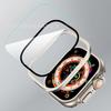 Adecuado para Apple Watch Marco Metálico Protección de Privacidad Película Templada Marco de Aleación de Aluminio Ultra Integrado
