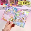 Caderno Original Cartoon A7 Acrílico de Folhas Soltas, Caderno de Estudante Anime Estética Fofa Feminina