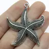50x43mm 9.5g Liga Multicor Acessórios de Joias Retrô DIY Animal Marinho Pingente Grande de Estrela do Mar