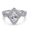 Anillo Oval de Zircón Plata Esterlina para Mujer Nicho de Alta Gama Europeo y Americano Transfronterizo Anillo de Plata 925 Anillo de Zircón