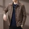 Chaqueta cortavientos versátil de alta gama estilo retro de un solo botón para jóvenes, nueva tendencia, estilo coreano, ligera, business casual, con solapa