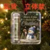 Adornos de acrílico para efectivo de Navidad, regalos para decoración de árbol de Navidad, colgantes creativos de bendición festiva, cinco diseños