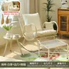 Mecedora de Ocio para Balcón para Uso en Casa, Sofá Perezoso para Apartamentos Pequeños, Silla para Siestas, Mecedora de Ratán de Moda, Sillón de Relax para Adultos