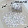 Nuevos accesorios de arte de uñas de estrella de cinco puntas hueca, juego mixto de lentejuelas de estrella deslumbrantes en varios tamaños, materiales de pegatinas para decoración de uñas