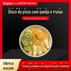 Take-away pizza macarrão lata caixa de papel descartável redondo folha de alumínio caixa de queijo de frutas folha de alumínio folha de alumínio caixa de almoço de papel