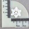 Copos de Nieve Accesorios de Navidad Accesorios de Resina Tocado Pasador Material Pegamento de Crema DIY Funda de Teléfono Celular Flor para Agujero de Zapato