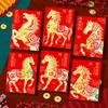 Ruixiang 2026 Año del Caballo Sobre Rojo Nuevo Creativo Festival de Primavera Dibujo Animado Caballo Zodiaco Sobre Rojo Año Nuevo Bolsita Roja Mayorista