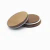 Tapa de Tablero de Densidad Personalizada con Chapa, Taza de Cera para Aromaterapia Sellada, Tapa de Madera a Prueba de Polvo con Anillo de Silicona, Tapa de Madera Delgada