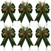 Decoración para la punta del árbol de Navidad de Amazon Colgante Lazo Grande Tela de Terciopelo para Cubrir Cinta DIY