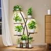 Suporte de Flores para Interior, Prateleira de Armazenamento, Suporte de Flores para Varanda, Suporte de Flores de Escada Multicamadas de Chão para Sala de Estar, Suporte para Vasos de Flores de Plantas Suculentas