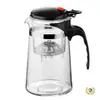 Taza Elegante Vidrio Espeso Resistente a Altas Temperaturas Juego de Té Casero Infusor de Té Separación de Té y Agua Preparación de Té con un Botón
