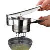 Extrator de água em aço inoxidável, espremedor de vegetais, extrator de água para recheios, removedor de óleo de tamanho grande, espremedor manual, extrator de óleo para pepinos e rabanetes