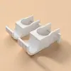 Accesorios para perchero de ropa superior e inferior, diámetro de tubo de 38 mm, varilla metálica para armario DIY, estante de almacenamiento con marco de red, barra transversal, bandeja