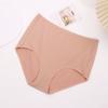 Ropa interior para mujer Diast Talla Grande mm de Cintura Alta Transpirable Color Sólido Algodón de Alta Elasticidad Levanta Glúteos Bragas