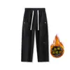 JYF-A905 calça casual plus size espessa com forro de fleece mais fertilizante para aumentar 300kg vestível preço com forro de fleece 79