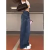 Pantalones de pierna recta versátiles de estilo retro casual para comercio transfronterizo, pantalones largos adelgazantes de otoño, pantalones anchos de estilo vintage sueltos de cintura alta