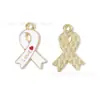 Día del Amor por los Senos Cinta Joyería con Aceite Goteando Accesorios Colgante DIY Accesorios para Llaveros Cadena para Teléfono Móvil Colgante Hecho a Mano