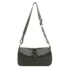 Bolso tote casual, simple, ligero, de color sólido, elegante para hombres y mujeres, bolsa tipo dumpling versátil para actividades al aire libre, bolso de un solo hombro o cruzado para mujeres