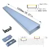Fita de LED com canaleta de alumínio carcaça rígida para fita de LED kit de luz LED para escritório 30x10 barra de luz rígida embutida