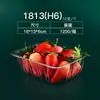 Cajas desechables para sushi, recipientes rectangulares para alimentos, loncheras transparentes, cajas de empaque para rollos de comida y fruta/verdura y carne, cajas para frutas
