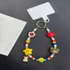 Cámara linda ins color de dibujos animados colgante para teléfono móvil colgante cadena de teléfono móvil dopamina cordón ccd con cuentas