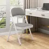 Cadeira Dobrável Simples para Quarto, Casa, Dormitório, Cadeira de Computador, Cadeira de Escritório, Quarto de Aluguel, Sentar por Longos Períodos, Restaurante, Uso Comercial