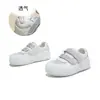 Tenis Blancos para Mujer con Aumento Oculto de 4.5cm de Altura, Nuevo Modelo de Verano, Malla Transpirable, Versátiles, con Velcro, Zapatos Casuales de Suela Gruesa