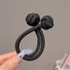 Moda Internet Popular Cuerda para el Cabello Cola de Caballo para Mujer Dopamina Cuerda para el Cabello Botón Banda de Goma Gruesa de Alta Elasticidad Anillo para el Cabello
