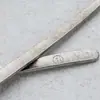 Conjunto de pauzinhos e colher de titânio puro, talheres portáteis de titânio puro, conjunto de talheres antibacteriano de cristal de gelo de alta qualidade com três peças para estudantes