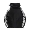 Jaqueta masculina de outono 1256 casaco masculino de três barras moda masculina corta-vento fino casual masculino