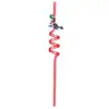 Decoraciones de Pajitas de Animales de Circo de PVC, Pegatinas para Pajitas, Bebidas para Fiestas, Paquetes de Regalo de Payaso, Amazon Transfronterizo