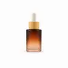 Frasco Cilíndrico de Fundo Espesso e Ombro Plano de 10ml 20ml 30ml Frasco conta-gotas para Óleo Essencial Frasco Refil para Perfume Frasco Amostra de Essência
