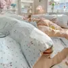 Conjunto de Roupa de Cama de Gaze Dupla Modelo 2026 Classe A Quatro Peças para Crianças, Produtos de Cama de Desenho Animado, Lençol de Dormitório, Capa de Edredom, Conjunto de Três Peças