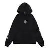 Marca da Moda Estilo Americano High Street Ins Nicho Vintage Antigo Estampa de Letra Solto Moletom com Capuz Masculino e Feminino Outono e Inverno