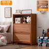 Estante Multifuncional de Chão Armário Simples para Armazenamento Doméstico Sala de Estar Prateleira de Armazenamento Multicamadas Estante de Livros Armário de Armazenamento Armário de Armazenamento