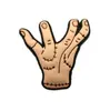 Novos sapatos Adams Wednesday com furos sapatos flor PVC borracha macia fivela de sapato sapatos de jardim fivela decorativa DIY