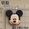 Mickey Mouse Mickey Minnie série faça você mesmo sapatos com furos capa para celular fivela patch copo de água capa para fone de ouvido acessórios de cola flexível