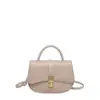 Bolsa Pequeña Cuadrada Fresca Dulce Portátil al por Mayor para Mujer 2026 Verano Nuevo Color Sólido Hebilla de Cierre Bolso de Hombro Único Bolso Cruzado para Viajes Diarios