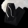 Pantalones de Mezclilla Populares en Internet para Hombre Verano Tendencia Marca Rectos Sueltos Pierna Ancha Primavera y Otoño Calle Alta Casuales