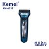 Afeitadora eléctrica multifuncional de doble cabezal alternativo KEMEI KM-6331, cortadora de vello nasal, triple cabezal.
