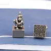 Chaveiro Selo Zodiacal Chinês de Latão Retro Pequenos Enfeites Pingente para Bolsa de Mão Barraca Presentes Criativos
