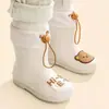 Botas de Lluvia Infantiles Fengqingfan Dinosaurio de Dibujos Animados Conejito PVC Antideslizantes Caña Media Botas de Lluvia para Niños y Niñas Zapatos de Agua para Niños Pequeños