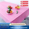Toalha de mesa de plástico descartável para hotel, toalha de mesa descartável, espessada, à prova d'água, ecológica e degradável, personalizada de fábrica