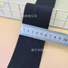 Banda Elástica Plegable de Nylon de 4-10 cm, 6 cm de Ancho, Negra y Blanca Colorida Densa, Cinturilla para Pantalones de Mujer, Cintura de Falda, Elástico de Alta Elasticidad