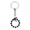 Nuevo Colgante Logo Siete Pecados Collar Cola de Muerde Cola de Meliodas Aleación Goteo de Aceite Llavero En Stock