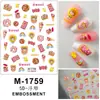 Pegatinas de Uñas Artísticas para Niñas Hermosas Celebridad de Internet Ultra-delgadas Chica Mágica Xiaoxin Calcomanías para Uñas Serie de Dibujos Animados Accesorios para Dedos