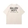 Gallery Dept Colección Marea Serie Estampado de Letras Patrón de Coche Cuello Redondo Manga Corta Top Camiseta Verano